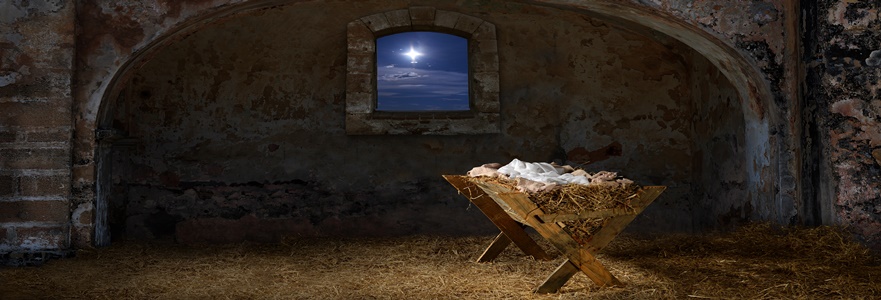 Manger in Old Barn