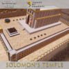 3D Side View of Solomon's Temple with Walls